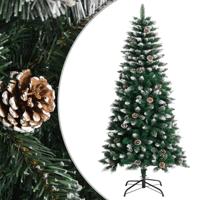VidaXL Kunstkerstboom met standaard 120 cm pvc groen - thumbnail