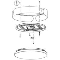 Eglo Mokka plafondlampValcasotto Ø 37cm - 99623 - thumbnail