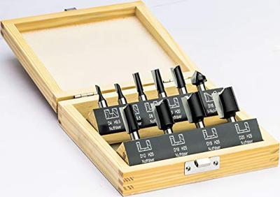 Groeffreesset 10dlg.4-20mm d=8