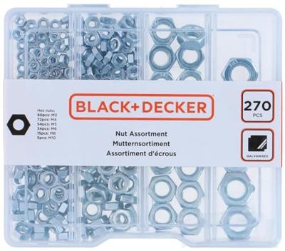 Set Bouten Black & Decker 270 Onderdelen Set Bouten Black & Decker 270 Onderdelen