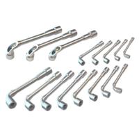 XHANDER gebogen Pijpsleutelset 16-delig - 8 tot 24 mm - thumbnail