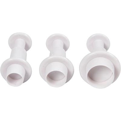 Creativ Company uitsteekvormen met stempel cirkel, 3st.