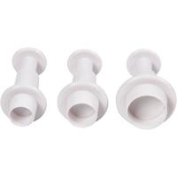 Creativ Company uitsteekvormen met stempel cirkel, 3st. - thumbnail