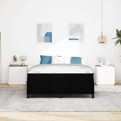 Boxspring bed Zwart en Zwart 160 x 200 cm