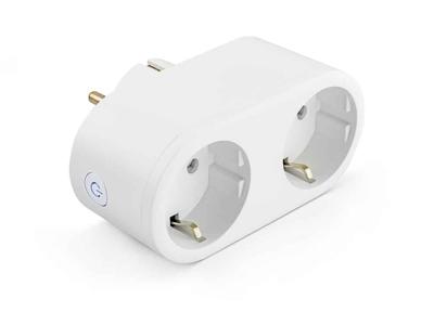 Dubbele Slimme Stekker - Smart Plug Voor Energiebesparing - Google Home, Amazon Alexa en Siri (HWP121E) Dubbele Slimme Stekker - Smart Plug Voor Energiebesparing - Google Home, Amazon Alexa en Siri (HWP121E)