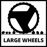 Einhell E-Case L with wheels 4540014 Transportwagen Kunststof Zwart, Rood (l x b x h) 444 x 330 x 131 mm - thumbnail