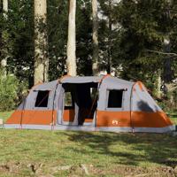 VidaXL Tunneltent 6-persoons waterdicht grijs - thumbnail