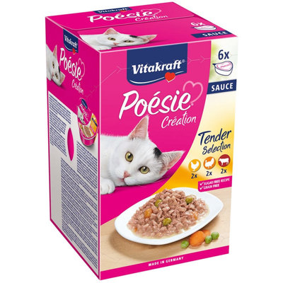 Poesie multipack sauce 6x85g Vitakraft - Vitakraft