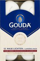 Gouda Maxi Lichten 10 Uur Wit 12st - thumbnail