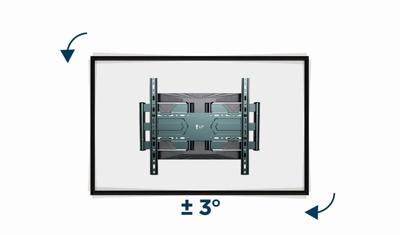 Gembird WM-80ST-01 tv-bevestiging 2,03 m (80") Staal