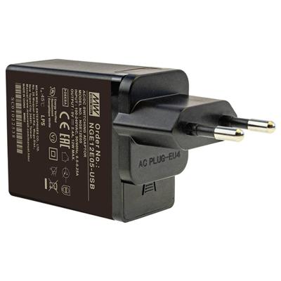 MEAN WELL NGE12E05-USB Stekkernetvoeding, vaste spanning 5 V/DC 12 W