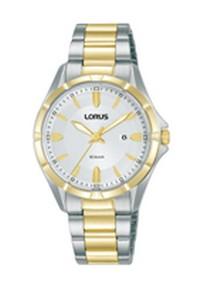 Horlogeband Lorus PC22-X033 / RJ252BX9 / RQN225X Staal Bi-Color 16mm