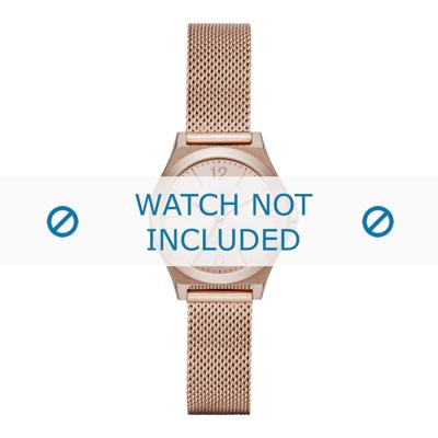 DKNY horlogeband NY2489 Staal Rosé 8mm