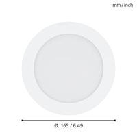 Eglo Plafonnière Zigbee Fueva-Z Ø 16,5cm wit 900102 - thumbnail