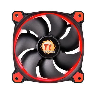 Thermaltake Riing 14 Red LED HSP Ventilator 14 cm Zwart