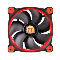 Thermaltake Riing 14 Red LED HSP Ventilator 14 cm Zwart - thumbnail