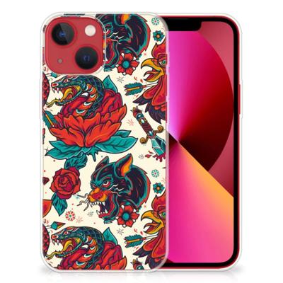 Siliconen Hoesje met foto voor Apple iPhone 13 Old Skool Siliconen Hoesje met foto voor Apple iPhone 13 Old Skool