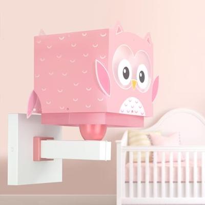 Dalber Wand nachtlampjePink Owl - 64489