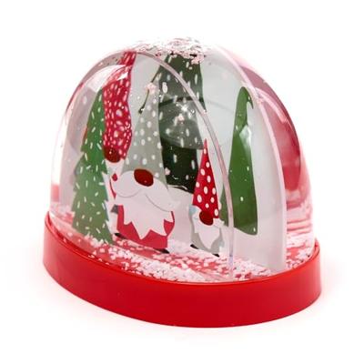 Kerstmis Gnoom Large Glitter Sneeuwbol
