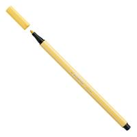 STABILO Pen 68, premium viltstift, licht geel, per stuk - thumbnail