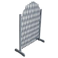 VidaXL Tuinlatwerk 1,8x1 m massief vurenhout grijs - thumbnail