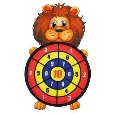 Toi Toys dartspel met ballen leeuw 34 cm