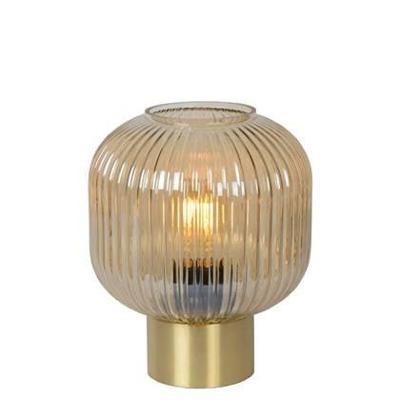 Lucide MALOTO - Tafellamp - Ø 20 cm - 1xE27 - Amber