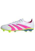adidas Predator League Gras / Kunstgras Voetbalschoenen (MG) Wit Roze Neongeel - thumbnail