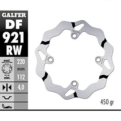 GALFER wave remschijf "df921 wave rotor df921 type rw offroad rigid gr.