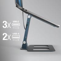 Reloop Stand Hub Pro laptopstatief met USB-hub - thumbnail