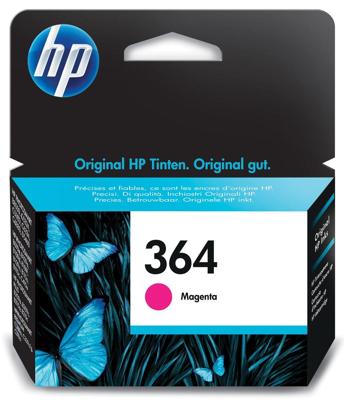 Originele HP 364 magenta inktcartridge voor HP DeskJet 3070A en HP Photosmart 5525/6525 (CB319EE)
