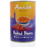 Amaizin Witte bonen in tomatensaus bio 400 Gram - thumbnail