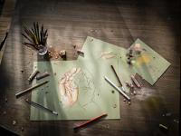 Rembrandt Toned Verona Groen - A4 - 180 gram - 50 vellen - thumbnail