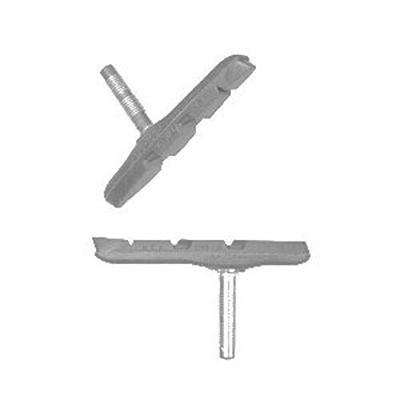 Koolstop Remschoenen T2 V-brake Thinline zilver (2st)