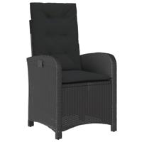 9-delige Tuinset poly rattan zwart - thumbnail
