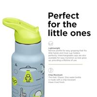 Klean Kanteen Kid Classic Narrow 355ml/12oz + Flip/Sportdop Thermosfles Launch Plan 355ml - thumbnail