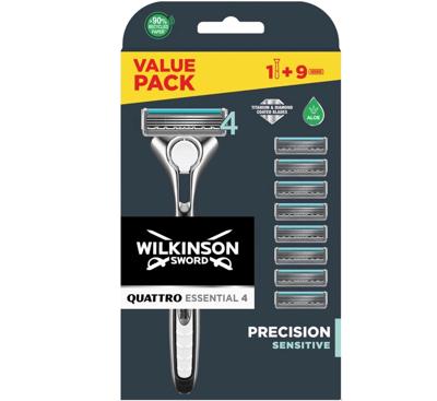 Wilkinson Wilkinson Sword Scheermesjes Quattro Titanium Sensitive - 8 Mesjes