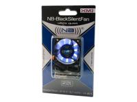 NoiseBlocker BlackSilent XM-2 PC-ventilator Zwart, Blauw (transparant) (b x h x d) 40 x 40 x 10 mm - thumbnail