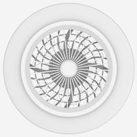 Plafondventilator Universal Blue KONA - thumbnail