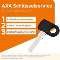Axa Vouwslot fold ultra 90cm art** zwart - thumbnail