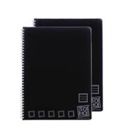 PK2 Collegeblok pp lijn sp 23r zwar - thumbnail