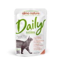 Almo Nature Daily met tonijn en zalm natvoer kat (70 g) 30 x 70 g - thumbnail