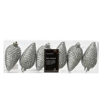 Denappel kunststof d4h8 cm mgrs 6st kerst Decoris - Decoris Denappel kunststof d4h8 cm mgrs 6st kerst Decoris - Decoris