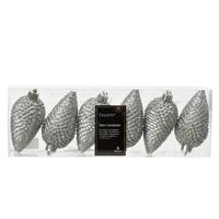 Denappel kunststof d4h8 cm mgrs 6st kerst Decoris - Decoris - thumbnail