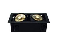 SLV InbouwspotKadux 2 ES111 19,5cm zwart - 115550 - thumbnail