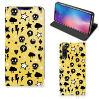 Mobiel BookCase Xiaomi Mi 9 Punk Geel - thumbnail