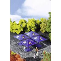 Vollmer 42003 H0 4-delige set euro-parasol Kant-en-klaar model - thumbnail