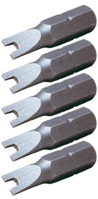 KS Tools 911.2911 Spanner-bit 4 mm Speciaal staal C 6.3 5 stuk(s)