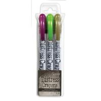 Ranger Ink Ranger • tim holtz distress pearl crayons halloween set 4 - thumbnail