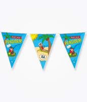 Vlaggenlijn &apos;Geniet van je Pensioen&apos; Cartoon (10m) - thumbnail